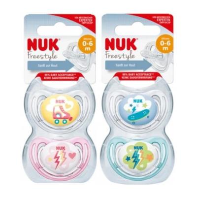 NUK Freestyle māneklis 1 (0-6 m.), silikona N2