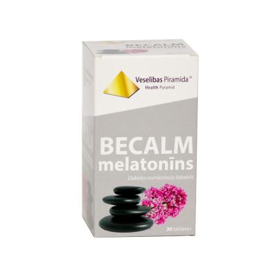 BeCalm melatonīns tabletes N30