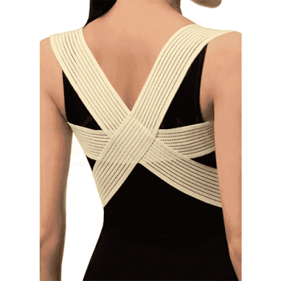 TONUS ELAST 0107 medicīniskais elastīgais stājas korektors (ortoze), krustveidīgs, XL