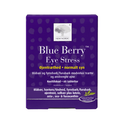 NEW NORDIC Blue Berry Eye Stress tabletes redzei N60