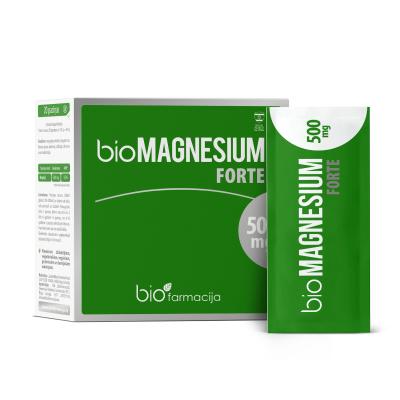 BIOFARMACIJA BIOMAGNESIUM Forte 500mg pulveris N20