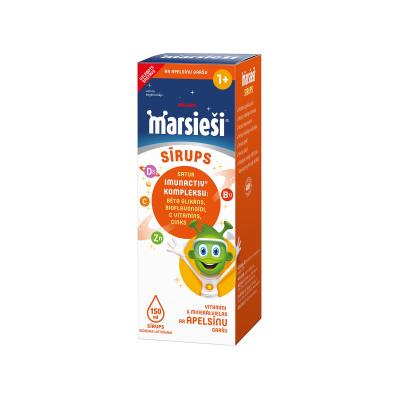 MARSIEŠI sīrups ar apelsīnu garšu 150 ml