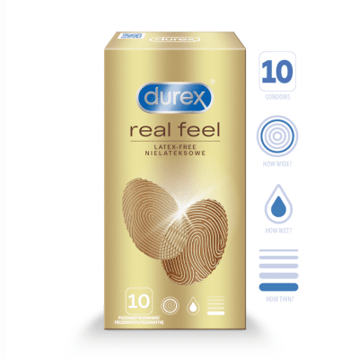 DUREX RealFeel prezervatīvi N10