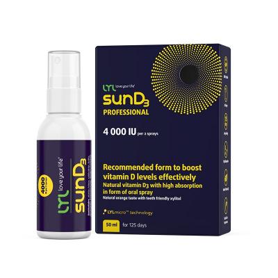 LYLsunD3 PROFESSIONAL 4000 SV, sprejs, 50 ml