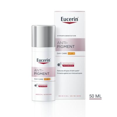 Eucerin Anti-Pigment sejas krēms ar SPF 30 pigmentācijas plankumu mazināšanai, 50 ml