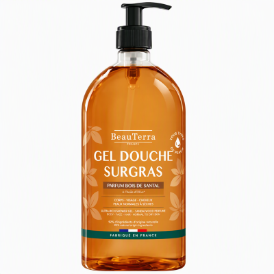 BEAUTERRA Sandalwood dušas želeja 1000ml