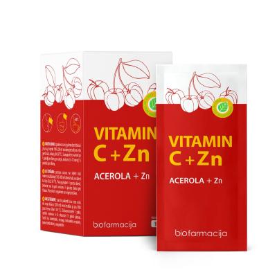 BIOFARMACIJA Vitamin C+Zn pulveris N14