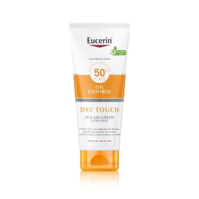 EUCERIN Sun Oil Control SPF 50+ ķermeņa gelkrēms 200 ml