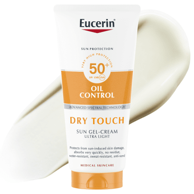EUCERIN Sun Oil Control SPF 50+ ķermeņa gelkrēms 200 ml