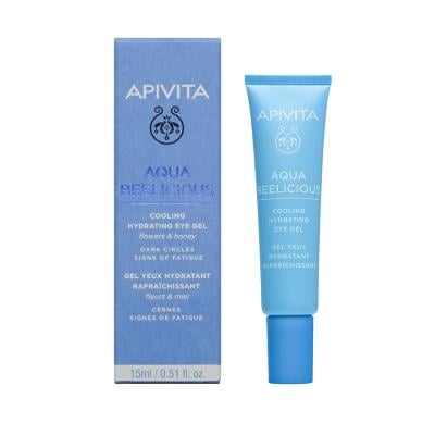 APIVITA AQUA BEELICIOUS gels ādai ap acīm, 15 ml
