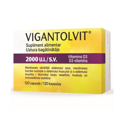 VIGANTOLVIT 2000IU kapsulas N120