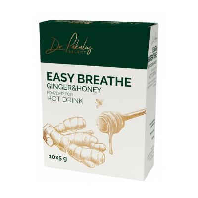 EASY BREATHE karstais dzēriens ingvera pulveris N10
