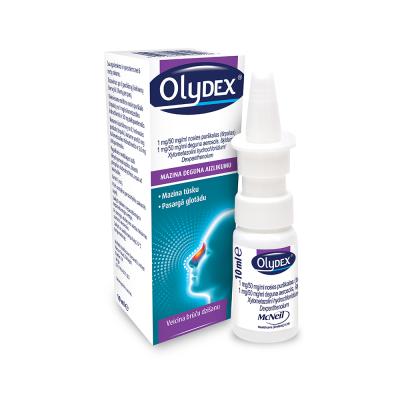 Olydex 1 mg/50 mg/ml deguna aerosols, šķīdums 10 ml N1