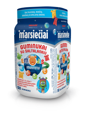 MARSIEŠI Gummies ar smiltsērkšķi košļājamās pastilas N50