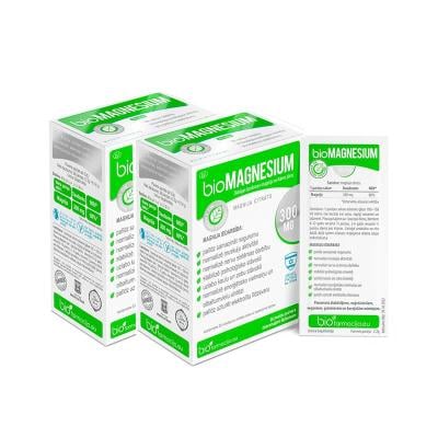 BIOMAGNESIUM 300mg pulveris N28 1+1 komplekts