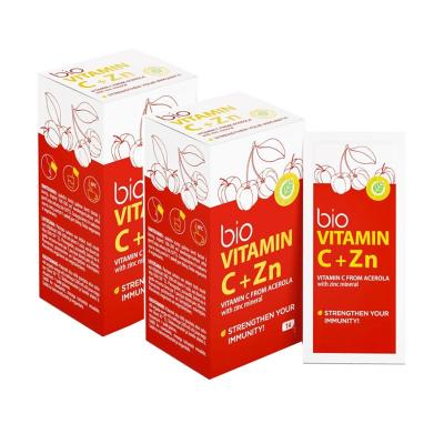BIO VITAMIN C+Zn pulveris N14 1+1 komplekts