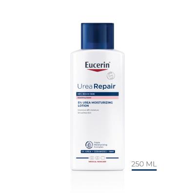 EUCERIN UreaRepair Plus 5% ķermeņa losjons ar nomierinošu aromātu 250 ml