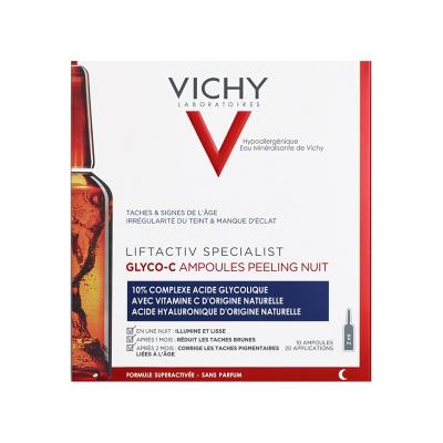 VICHY LIFTACTIV Specialist Glyco-C nakts pīlinga ampulas 10 gab