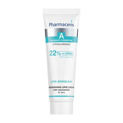 PHARMACERIS A Lipo-Sensilium barojošs 22% lipīdu sejas krēms ar niacinamīdu 50 ml