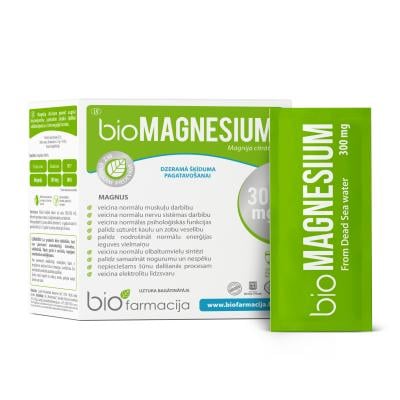 BIOFARMACIJA BIOMAGNESIUM 300mg pulveris N28