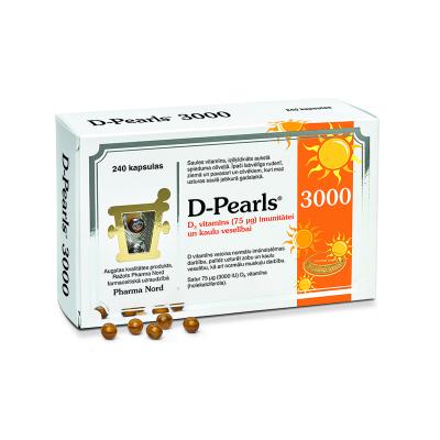 D-PEARLS 3000 kapsulas N240