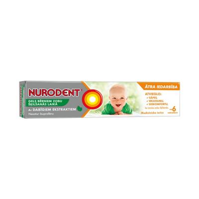 NURODENT pretsāpju gels smaganām 15 ml