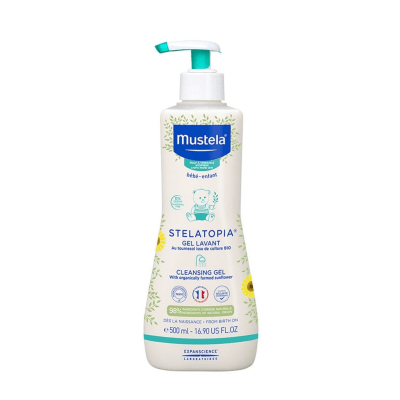 MUSTELA Stelatopia attīrošs gels atopiskai ādai 500 ml