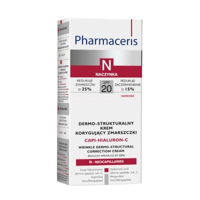 PHARMACERIS N Capi-Hialuron-C SPF20 pretgrumbu krēms 50ml