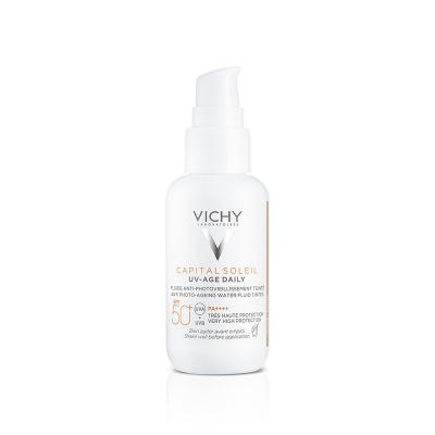 VICHY Capital Soleil SPF50+ sejas saules aizsargfluīds pret fotonovecošanos ar toni 40 ml