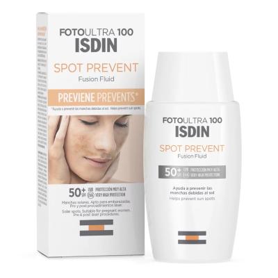 ISDIN Foto Ultra 100 Spot Prevent SPF50+ aizsarglīdzeklis pret pigmentāciju 50ml