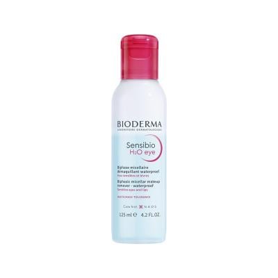 BIODERMA Sensibio H2O Eye divfāžu micelārais ūdens acīm un lūpām 125 ml