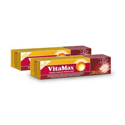 VITAMAX Enerģijai tabletes putojošās N20 1+1 komplekts