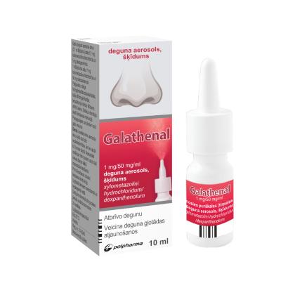 GALATHENAL 1 mg/50 mg/ml deguna aerosols, šķīdums 10ml