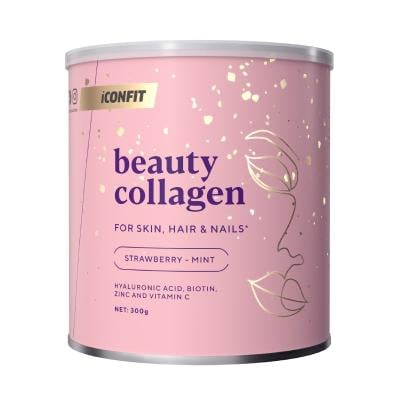 ICONFIT Beauty Kolagēns zemeņu-piparmētras, pulveris 300g