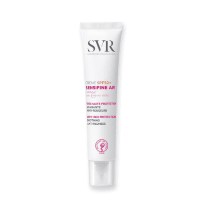 SVR Sensifine AR Crème SPF 50+ sejas aizsargkrēms pret sauli ļoti jutīgai apsarkušai ādai 50 ml