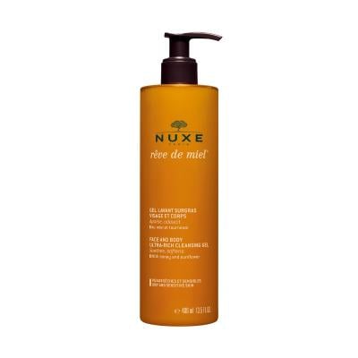NUXE Reve de Miel īpaši biezas konsistences attīroša želeja sejai un ķermenim 400 ml