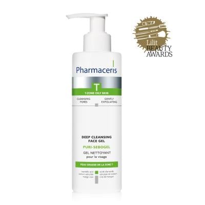 PHARMACERIS T Puri-Sebogel attīrošs sejas gels 190 ml