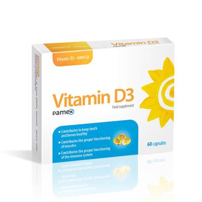 PAMEX Vitamin D3 4000SV kapsulas N60