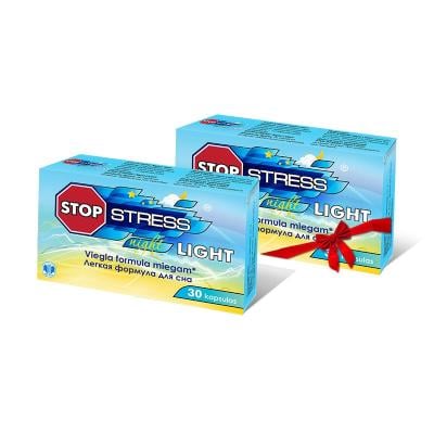 STOP-STRESS Night Light kapsulas N30 1+1 komplekts