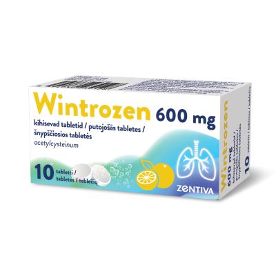 Wintrozen 600 mg putojošās tabletes N10