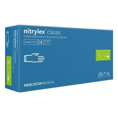 MERCATOR Medical nitrila cimdi bez talka, S izm. N100