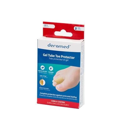 DERAMED Rievota, apaļa, brūna tekstila tūba ar gelu 15cm, universāls izmērs, 2 gab.