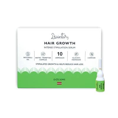 DZINTARS Dižciems serums matu augšanai 5mlxN10