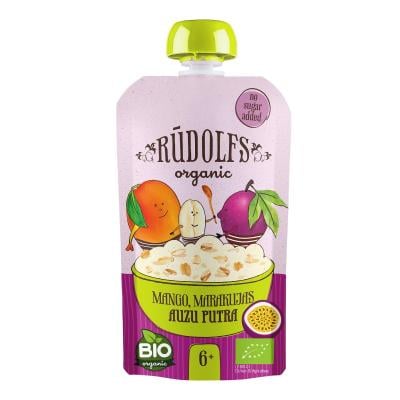 Rūdolfs BIO Mango, marakujas auzu putra  DP 6+ 110g