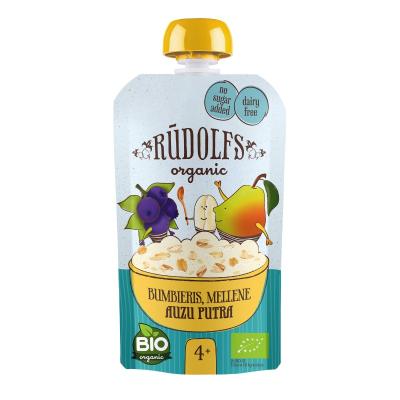 Rūdolfs BIO Bumbieru, melleņu auzu putra 4+ DP 110g
