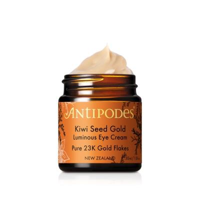 ANTIPODES Izgaismojošs acu krēms ar kivi sēklu eļļu un zeltu 30 ml