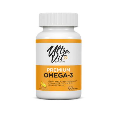 ULTRAVIT Premium Omega-3 mīkstās kapsulas N60