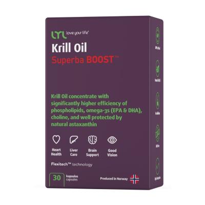 LYL Krill Oil Superba BOOST, kapsulas N30