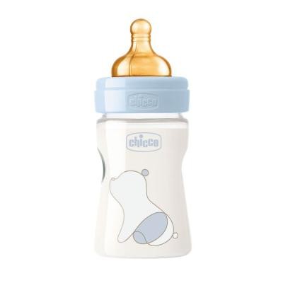 CHICCO Original Touch pudele LA, zila 150ml