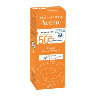AVENE Sun SPF50+ aizsargkrēms sejas ādai 50ml